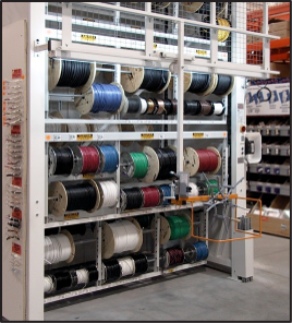 Автоматический складской комплекс для хранения проводов и кабелей