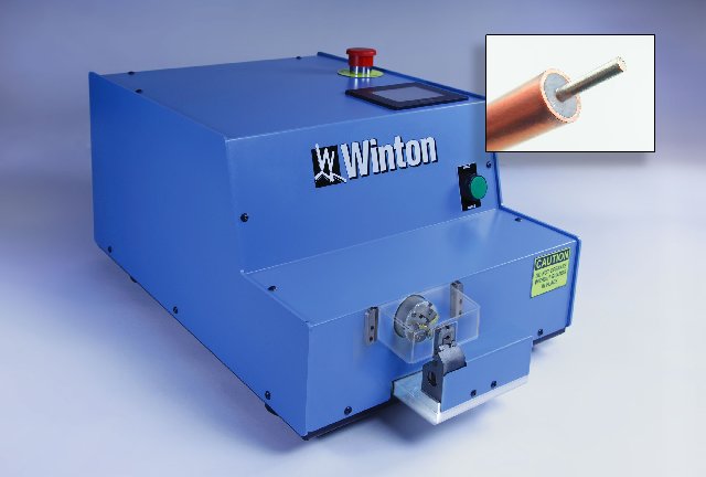 Машина прецизионной ступенчатой зачистки полужесткого и жесткого кабеля до 6.35 мм.  Winton Machine CS-6