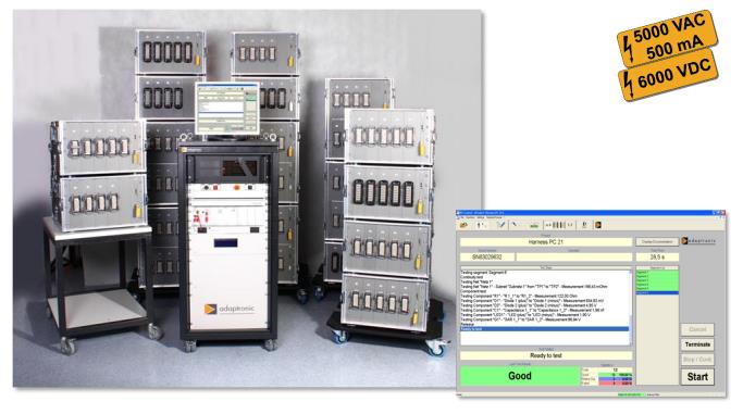 Распределенная модульная система тестирования электропроводки (до 131072 точек, до  6000В) Adaptronic NT800