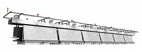 Автоматическая линия сборки жгутов с плазами на тележках (до 900х4200 мм) Schleuniger Floor Type Assembly Line